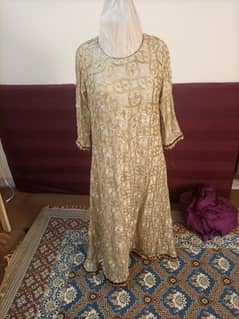 long maxi golden colour