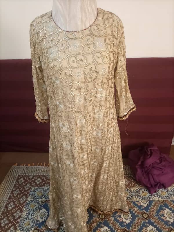 long maxi golden colour 1