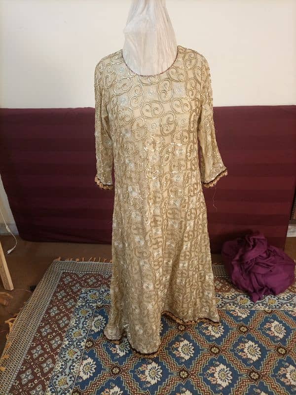 long maxi golden colour 3