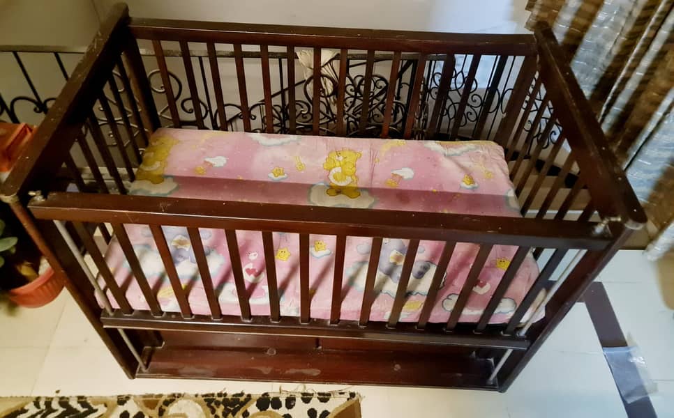 baby cot / baby bed / kids cot / baby wooden cot with mattress 0