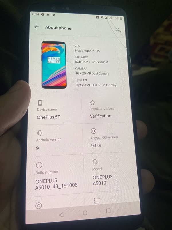 oneplus 5t 5