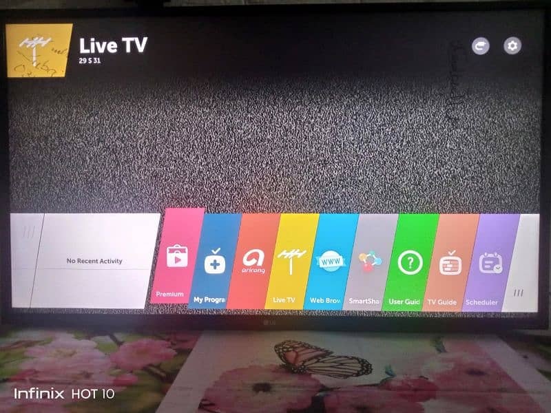 LG Original 4k LED 43 inch with android tv box 2