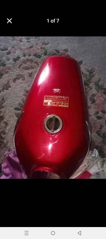 Honda 125 Tanki tappy fuel tank with kan for sale original 0