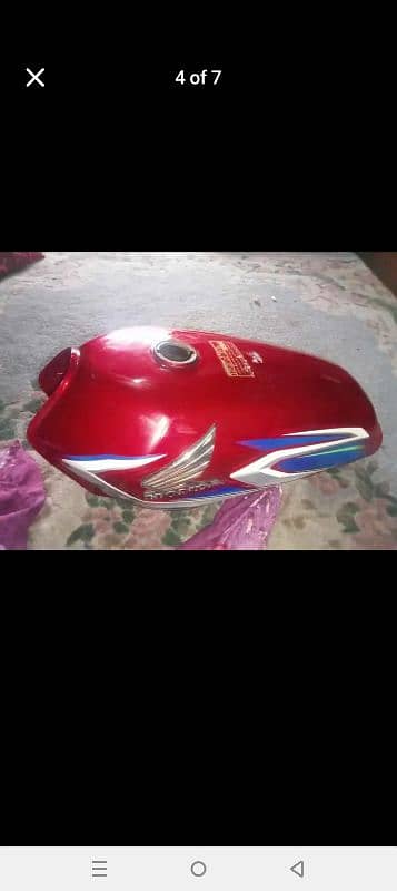 Honda 125 Tanki tappy fuel tank with kan for sale original 1