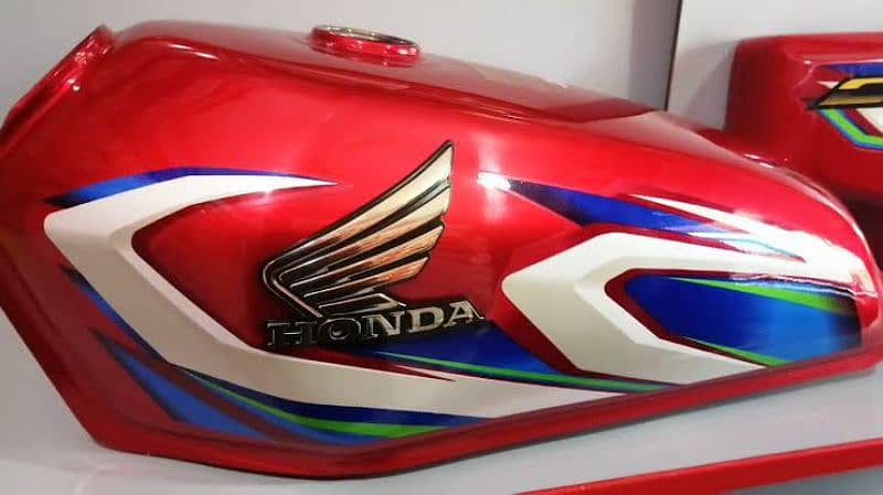 Honda 125 Tanki tappy fuel tank with kan for sale original 3