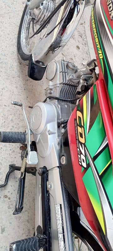 Honda CD70 2022 All Punjab number Full Lush condition . . . urgent sale 2