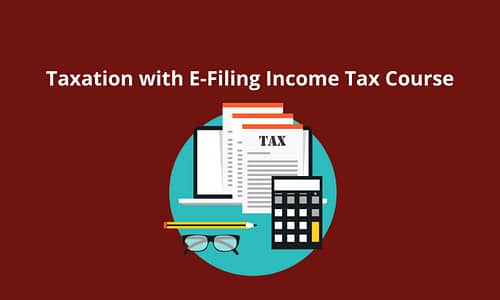 E-Taxation Course [Registration, E-Filing, Compliance, Interpretation 1