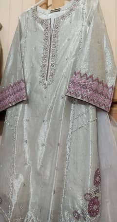 Premium Dhanak 3-Piece Stitched Suit for Sale