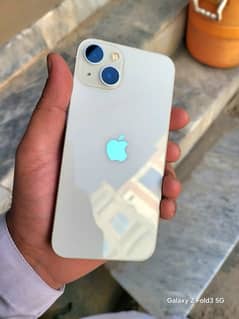 iPhone 13 10/10 new phone white colour 99 percent health