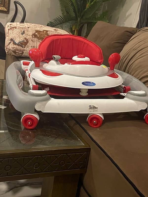 Infantes Baby Walker with Rocking Mode - Like New Condition 4