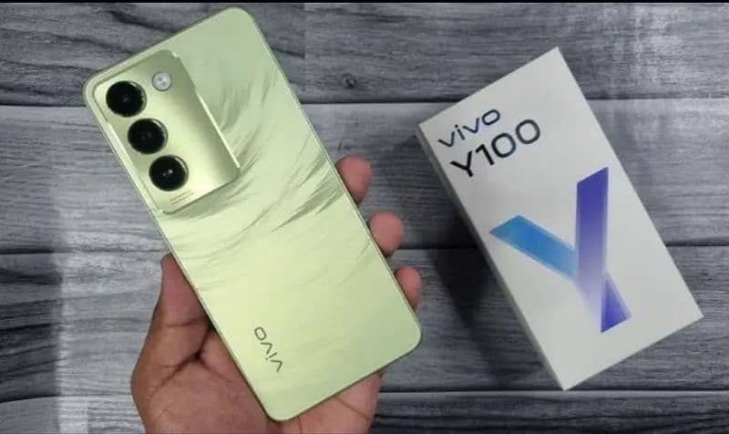 vivo y100 lush condition 10by10 box charger original 4