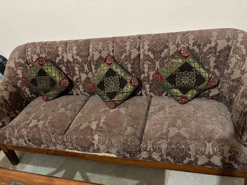 5 seater pure sheesham sofa without table # 03319033393 3