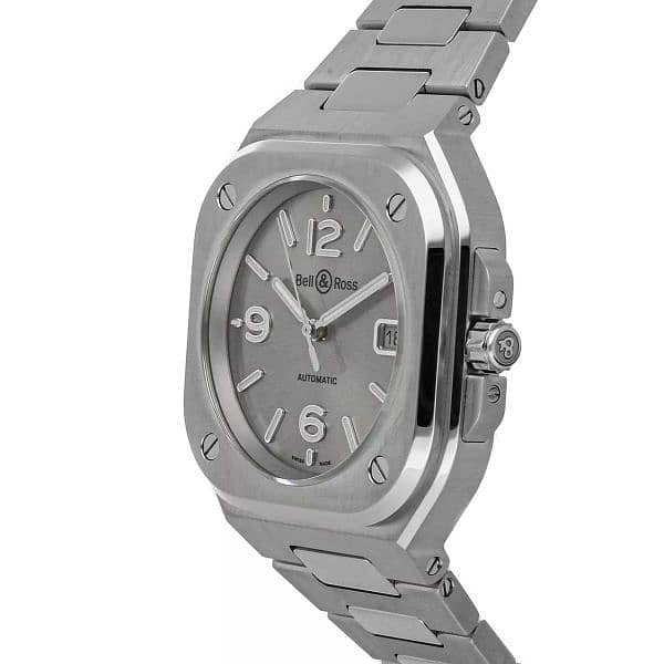 Bell_&_Ross BR-05 Automatic 40mm Steel Bracelet Watch Date BR05A-GR-ST 2