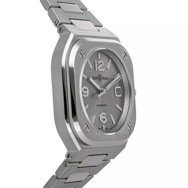 Bell_&_Ross BR-05 Automatic 40mm Steel Bracelet Watch Date BR05A-GR-ST 4