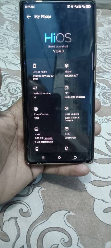 tecno spark 20pro plus 1