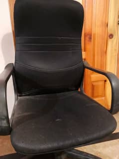 Black Foam Office Chair