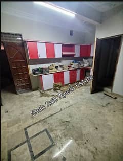 3 bed d d ground new portion for rent Kaneez Fatima Society Block 1