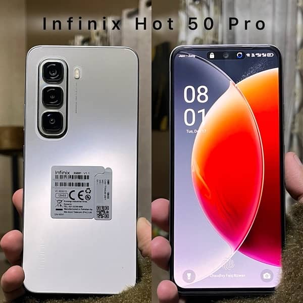 Infinix Hot 50 Pro 8GB/128GB Natural Titanium color 0