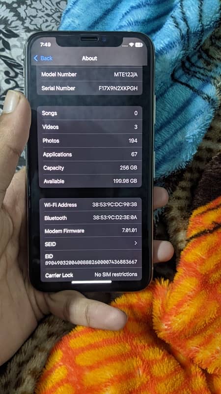 iPhone XS (256 gb) FU 7