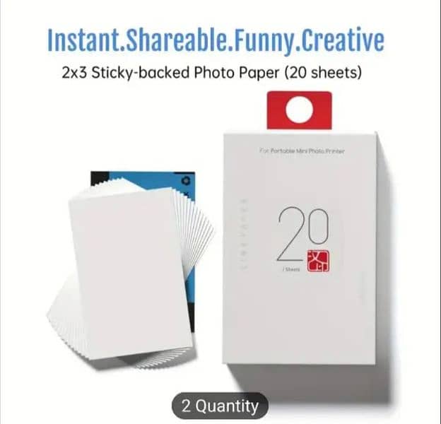 Mini Portable Photo Printer 2