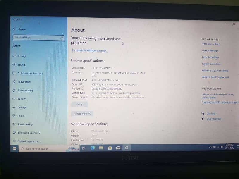 Core i5 4th gen laptop for sale 1