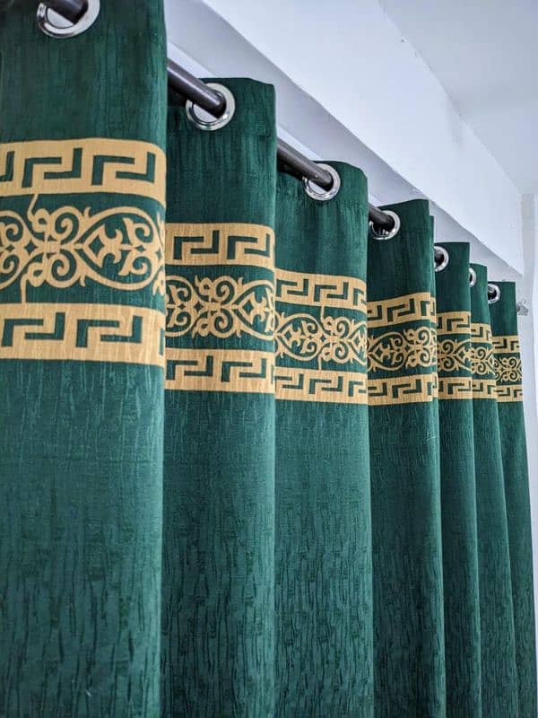 1 pcs Jacquard self motif curtain color available 10