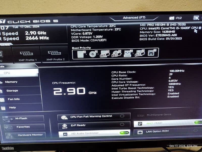 10th generation Core i3 and core i5 Motherboard processor ram 3