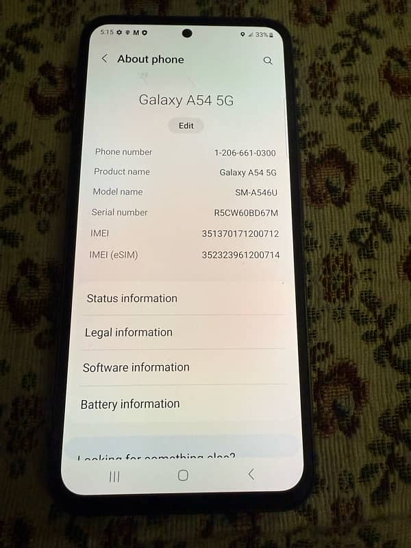 galaxy a54 5g non pta 8