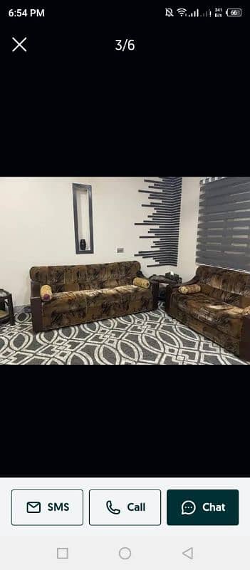 3 seater n 2 two seater with table set 2