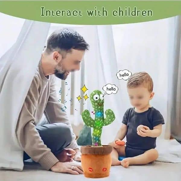 Dancing Cactus Plush Toy For Kids 2