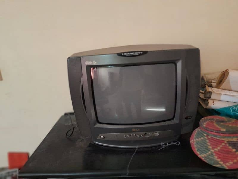 LG Color TV with Trolley 2