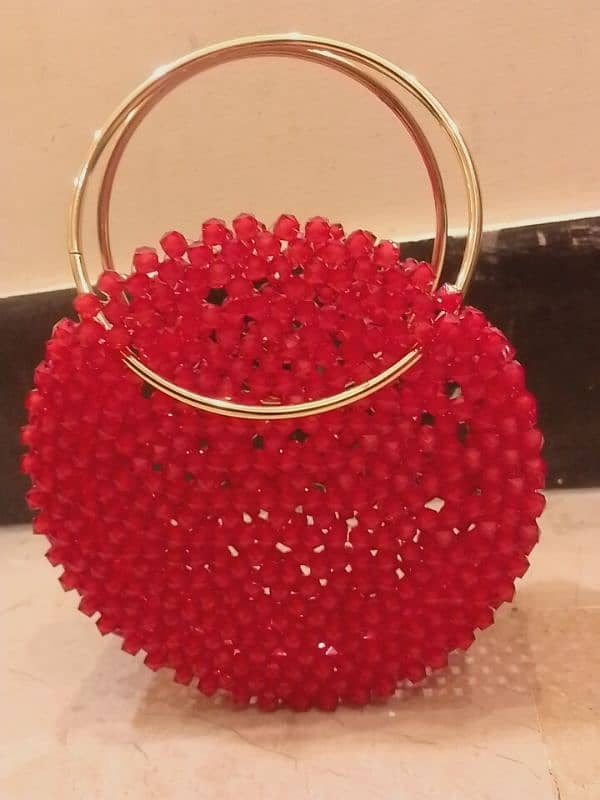 beaded pearls bag 7