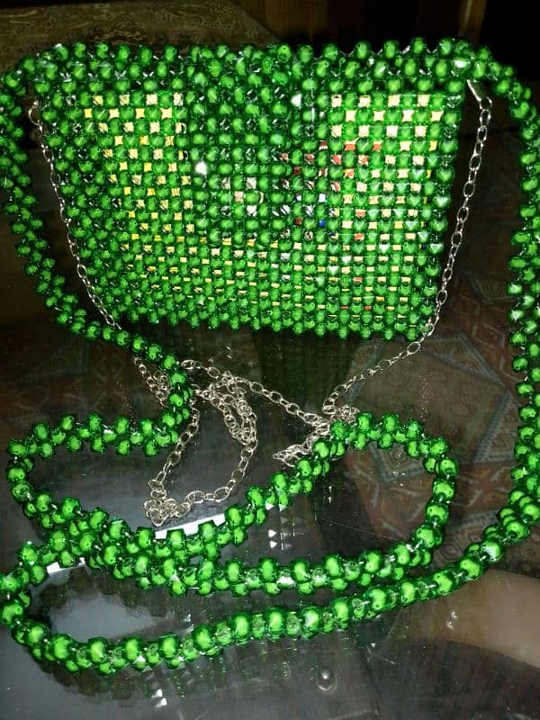 beaded pearls bag 12