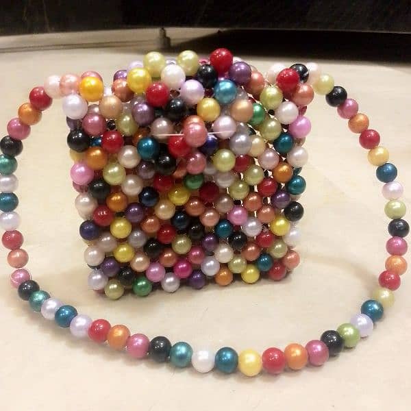 beaded pearls bag 14