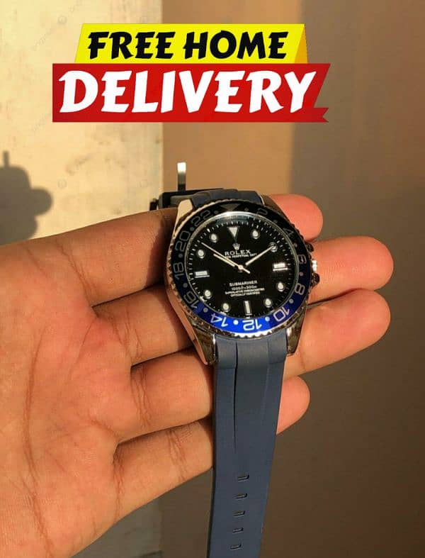 MEN'S water resistant analog watch 0