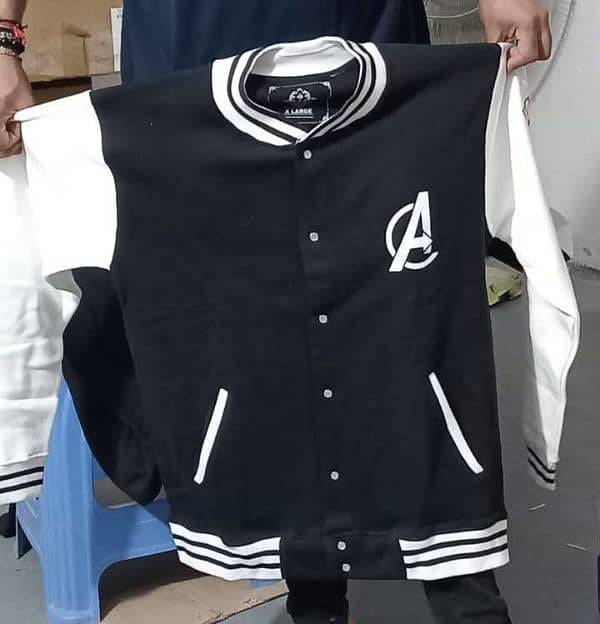 Marvel Baseball Jacket 100% Cotton Fleece 1