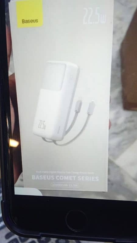 Baseus Comet Series Dual-Cable  Fast Charge Power Bank 22.5W Black 0