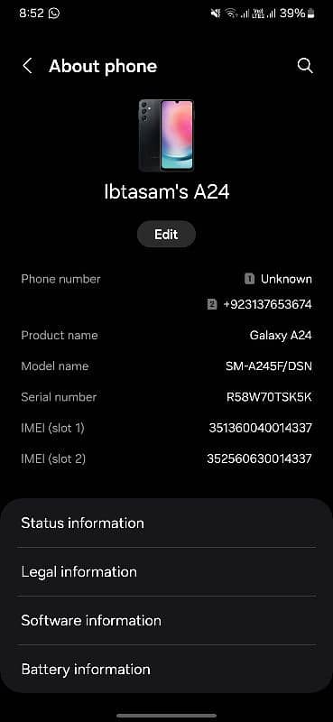 Samsung Galaxy A24 6