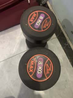 Dumbbell 8KG Pair Urgent for sale