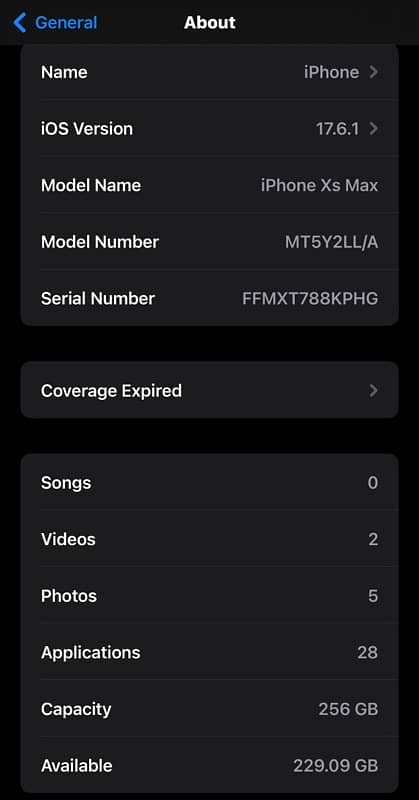 IPHONE XSMAX 256gb JV 0