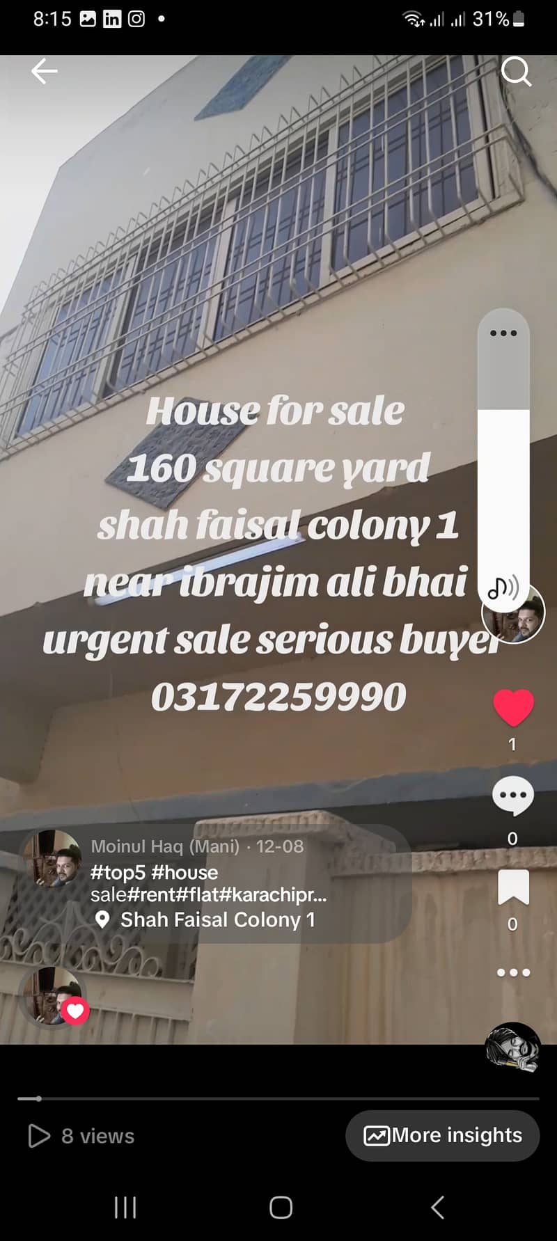 House for Sale G+2 0