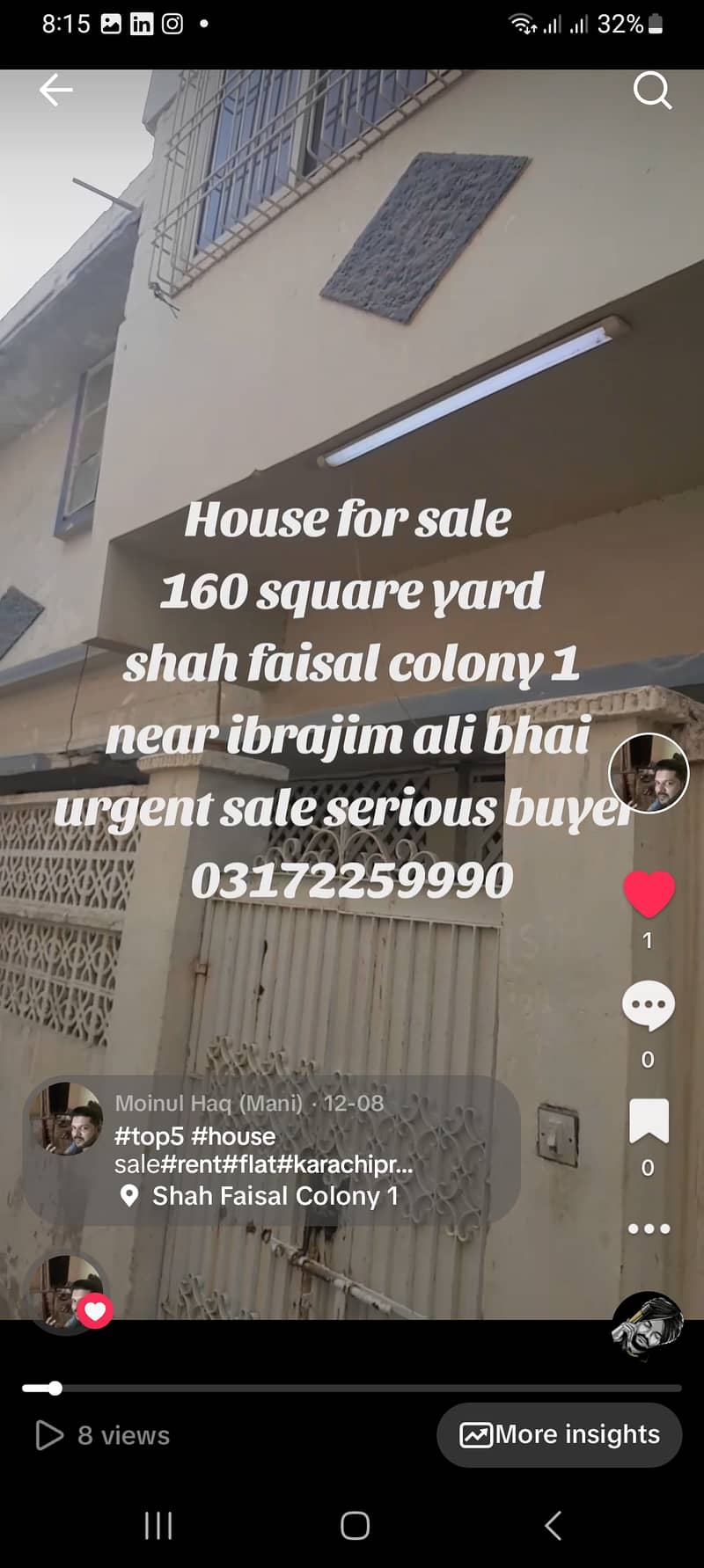 House for Sale G+2 1