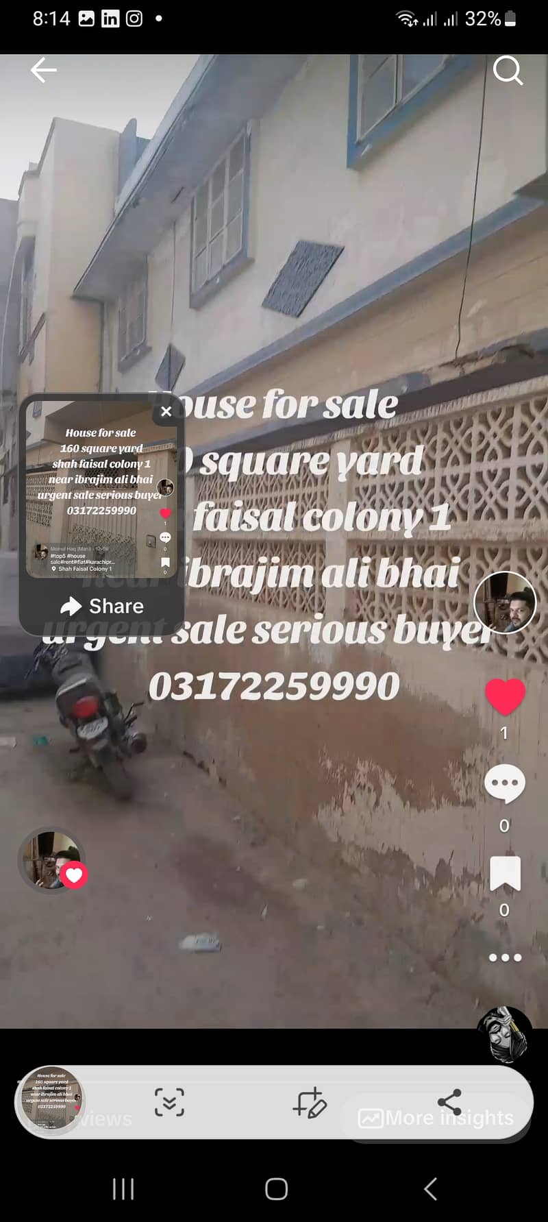 House for Sale G+2 2