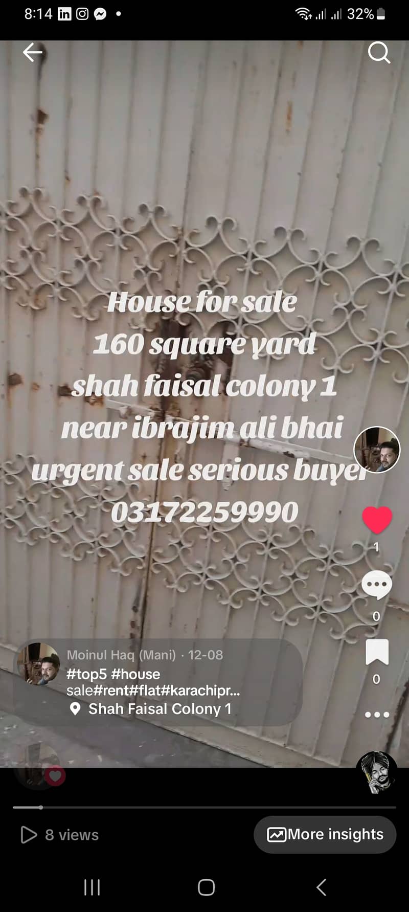 House for Sale G+2 4