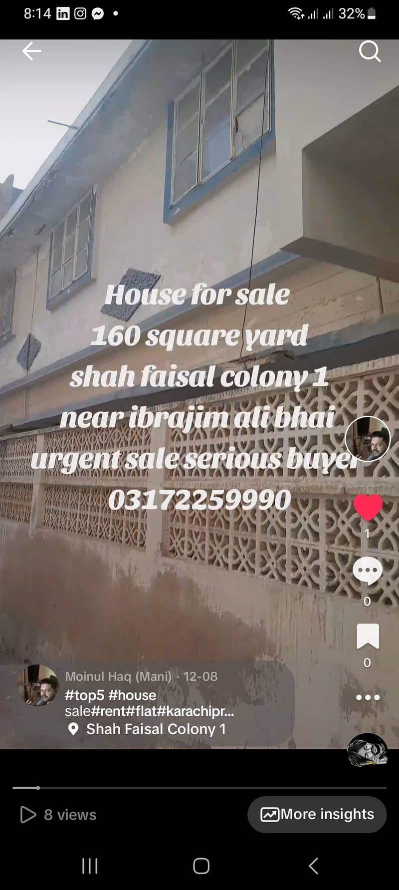 House for Sale G+2 5