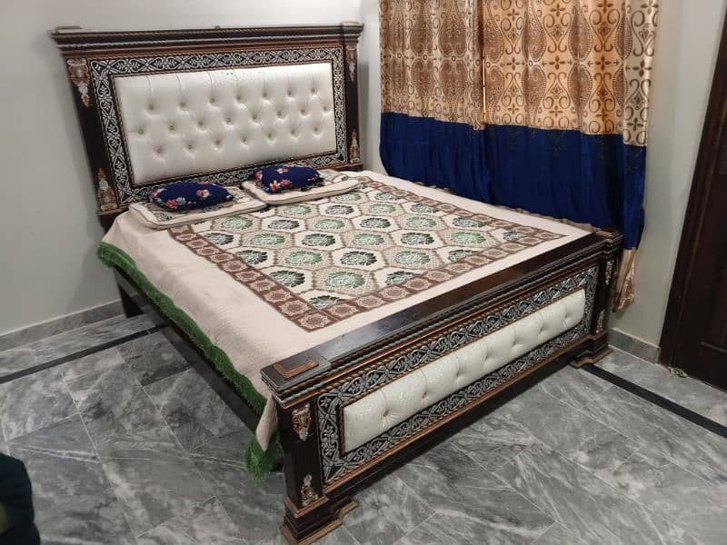 king size bed/ wooden bed/ bed set/ double set bed/ bed for sale 0