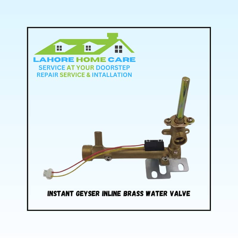 Instant Geyser Inline Brass Water Valve (Geyser parts) 1