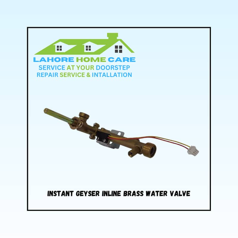 Instant Geyser Inline Brass Water Valve (Geyser parts) 2