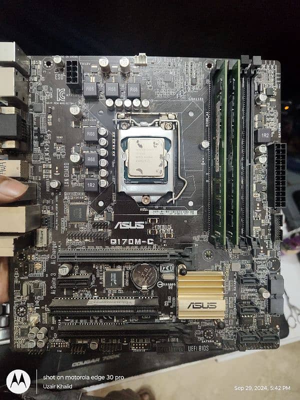 6th 7th Gen motherboard Asus q170m-c 0