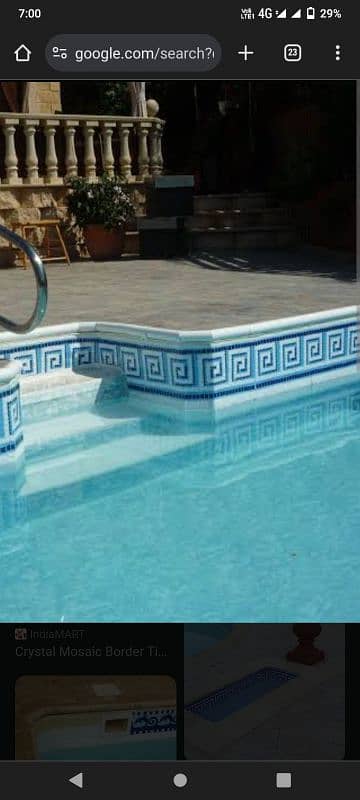 swimming pool mosaic tile available for fountain and steam room 5